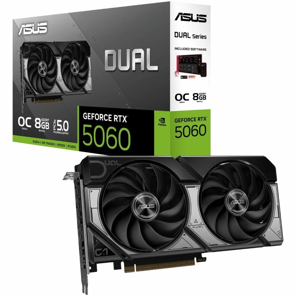 کارت گرافیک ASUS RTX 5060 OC DUAL 8G
