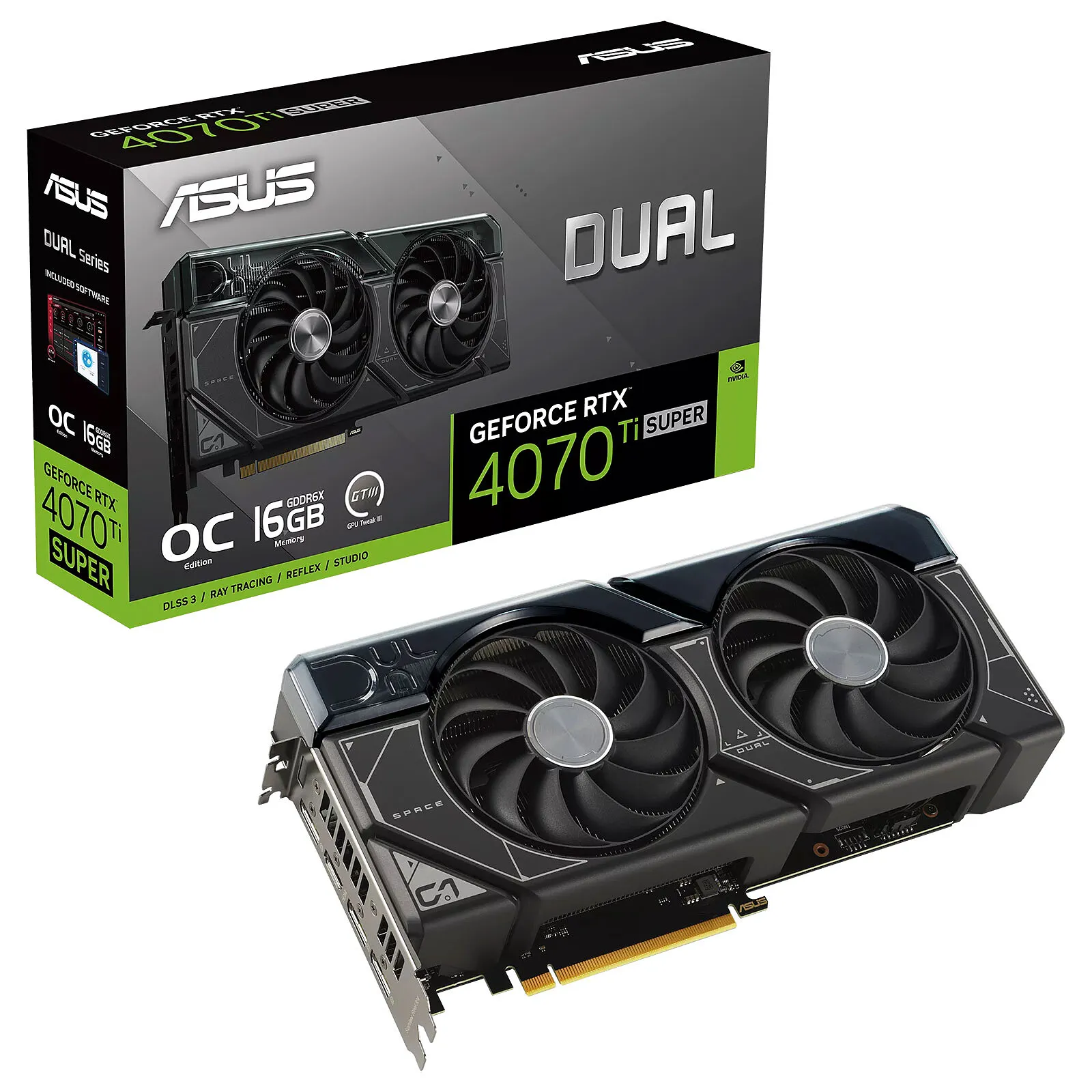 کارت گرافیک ایسوس RTX 4070 TI SUPER DUAL OC